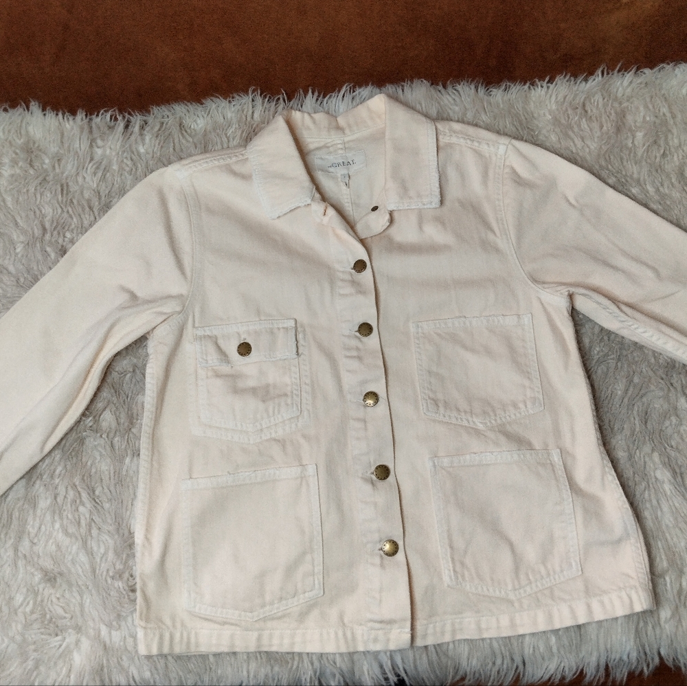 The GREAT. The Shrunken Barn Cream Jacket Size 2 - Picture 10 of 16